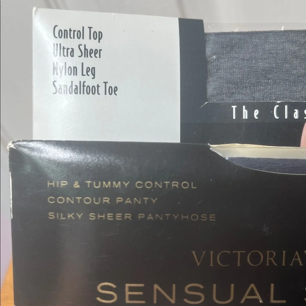 Navy Blue Pantyhose Victoria’s Secret Evan Picone Size Large